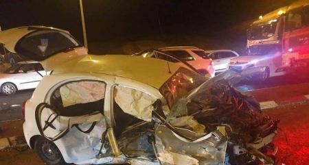 4 اصابات بحادث سير على مفرق كفرياسيف